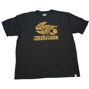 Carhartt Black Tee with Gold Eagle